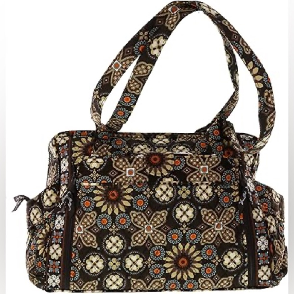 Vera Bradley Canyon Floral Diaper Bag/ Duffle/Tote EUC